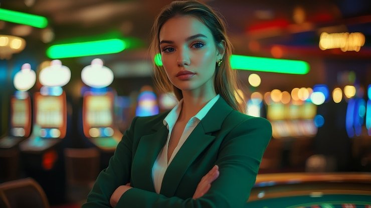g9king login live-dealer studio with professional croupier managing blackjack table